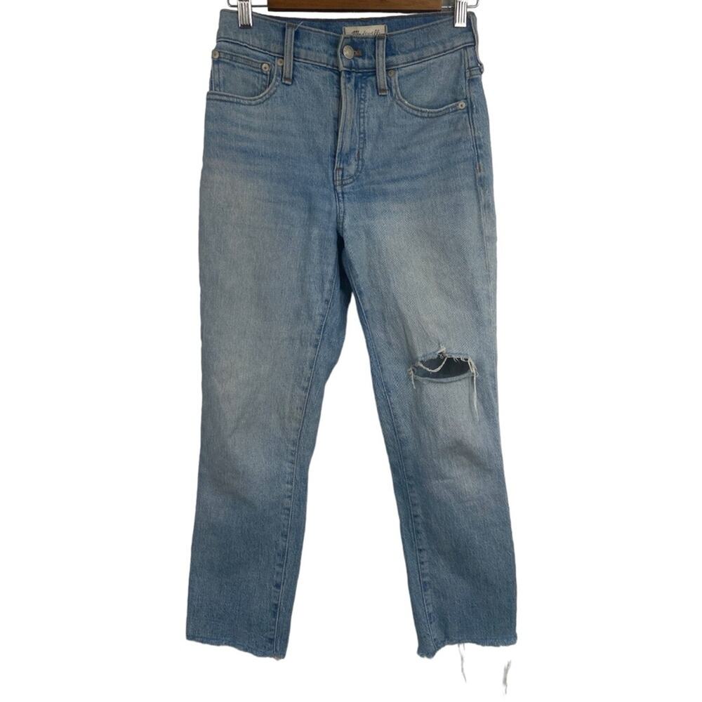 Madewell The‎ Petite Perfect Vintage Crop Jean in Rosabelle Wash 25P - Picture 2 of 8